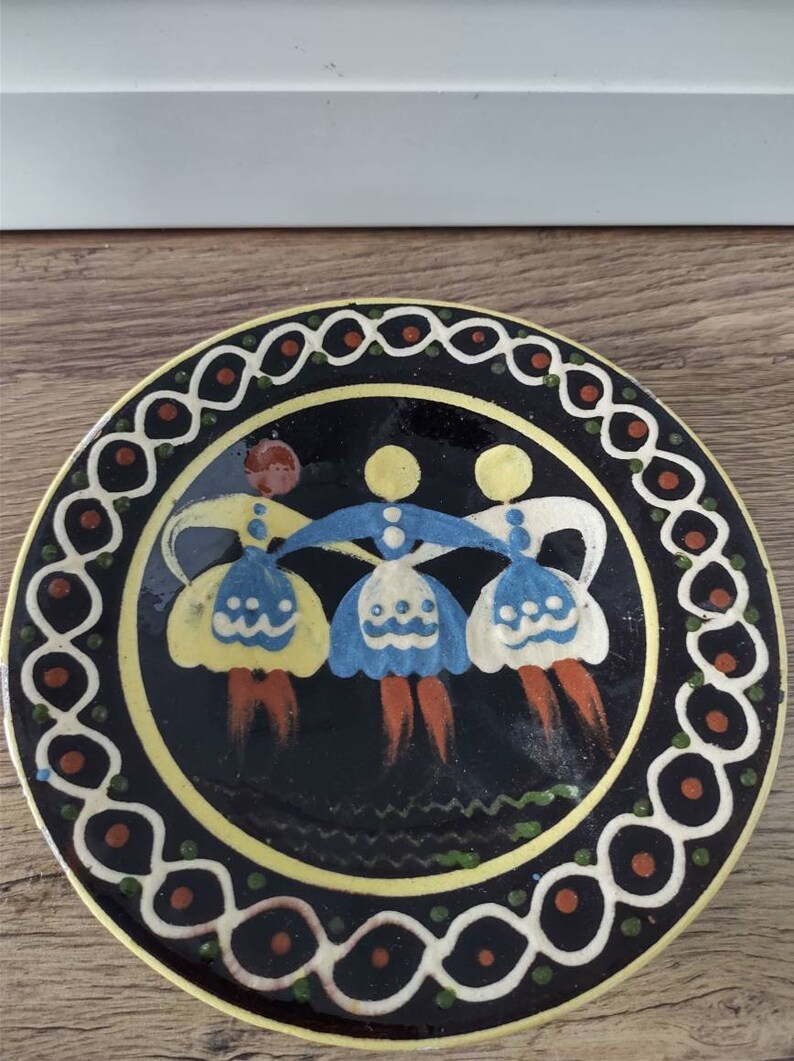 Glazed Crazing Vintage Majolica Keramika Pozdisovce ZVVD Michalovce