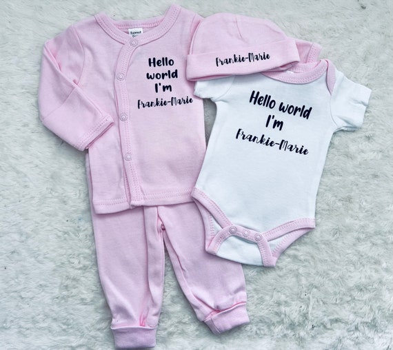 Premature Baby Gift Personalised Premature Baby Clothes Hello