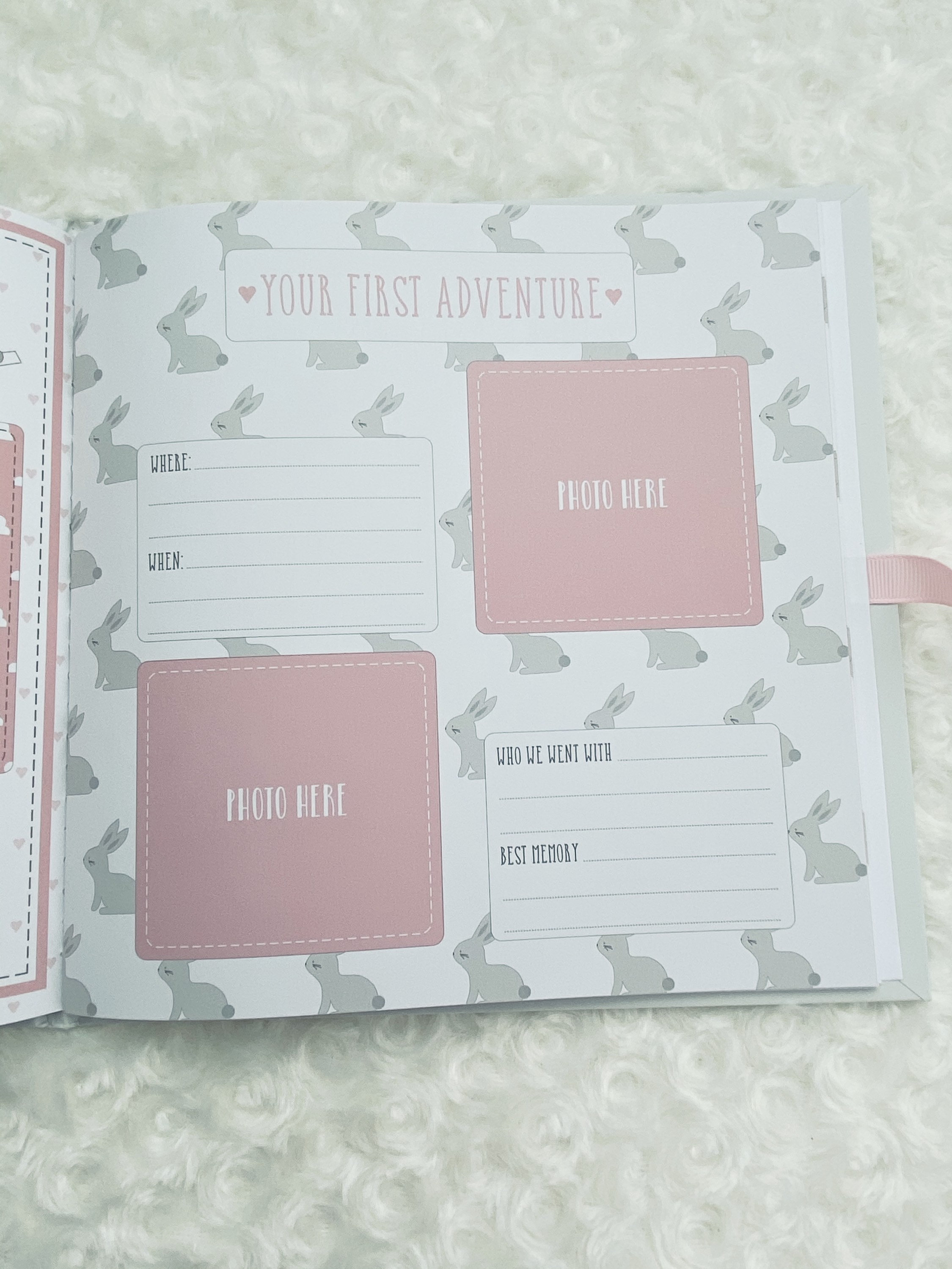 Baby Record Book Personalised My First Year Memory Book Etsy UK