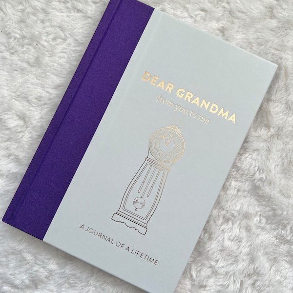 Memory Journal | Dear Grandma Diary | Keepsake Journal | Grandma's Story | Gift for Grandmothers | Memory Book | Birthday | Unique Gifts