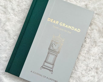 Dear Grandad Journal | Memory Book Journal | Grandad's Story | Gift for Grandfather | Birthday Gift For Grandpa | Grandad To Be Gift