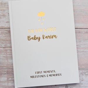 Muslim Baby Record Book | Muslim Baby Book | Islamic Baby Gift | Islamic Baby Books | Baby’s First Years | Salaam World Bump To 5 Years Book imagem 12