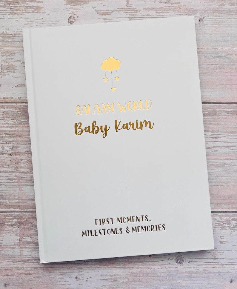 Muslim Baby Record Book | Muslim Baby Book | Islamic Baby Gift | Islamic Baby Books | Baby’s First Years | Salaam World Bump To 5 Years Book imagem 12