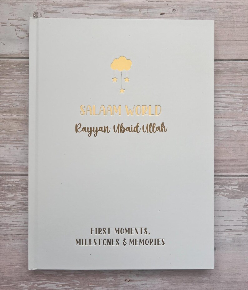 Muslim Baby Record Book | Muslim Baby Book | Islamic Baby Gift | Islamic Baby Books | Baby’s First Years | Salaam World Bump To 5 Years Book imagem 14