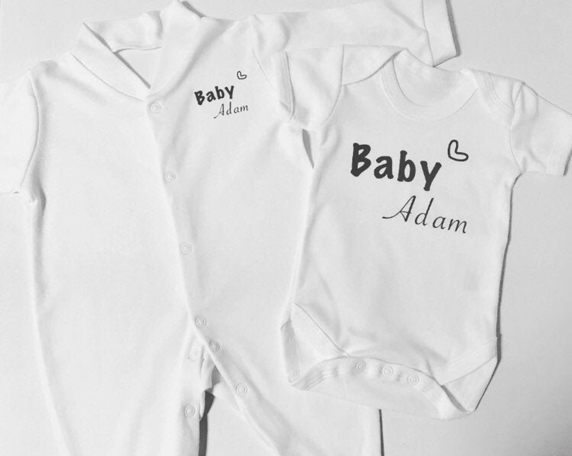 Personalised Baby Grow & Vest Gifts for New Baby Unisex Baby Etsy
