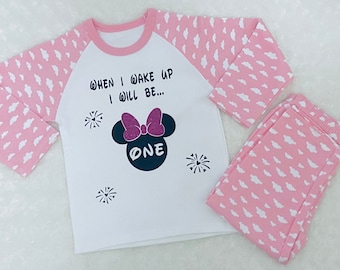 Personalised minnie mouse pyjamas Clearance