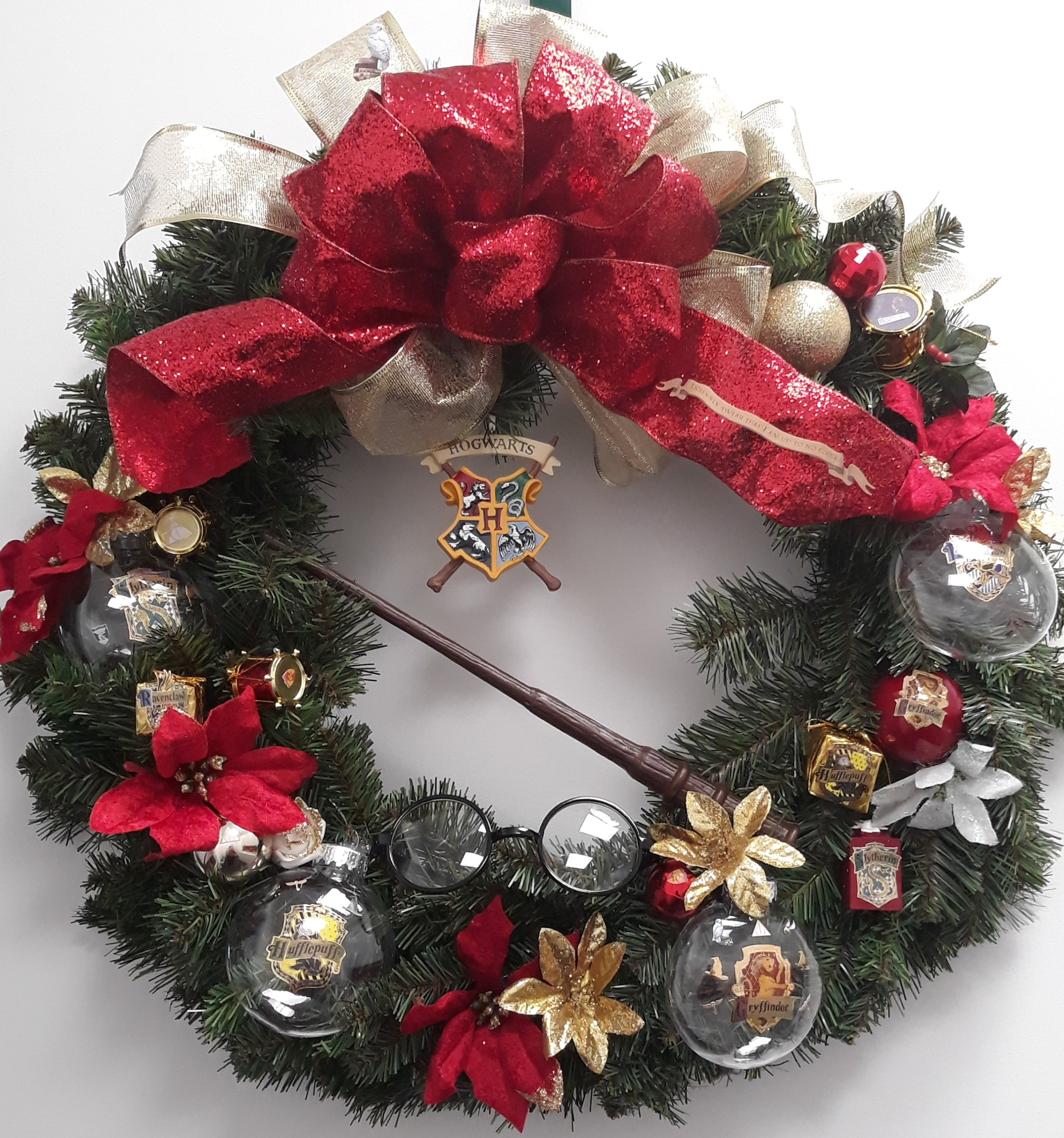 hogwarts wreath
