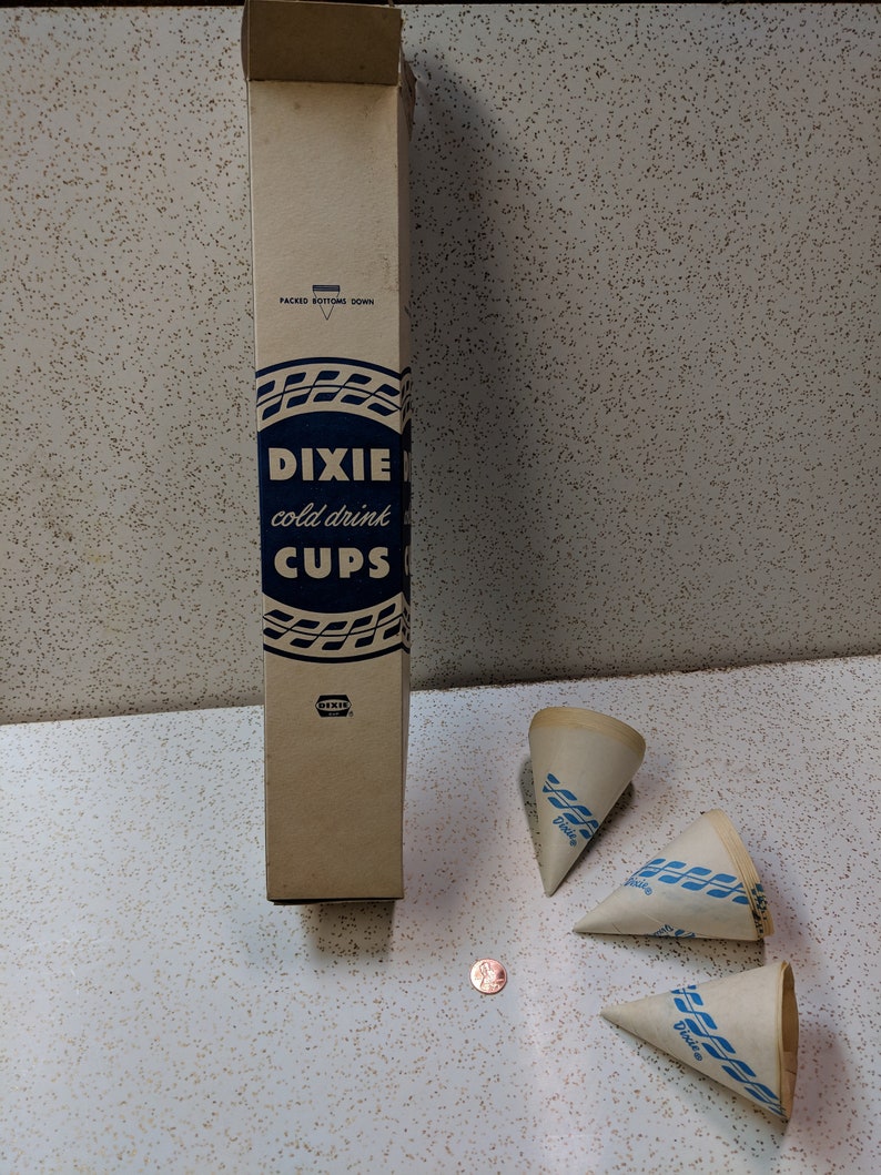 Dixie Cups Still in Original 1958 Box Etsy