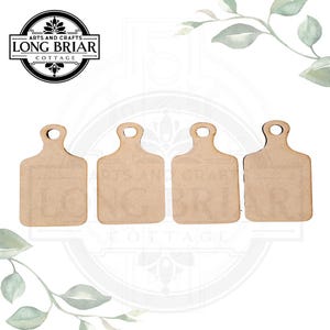 Mini Cutting Boards (Set of 4):  Crafts, Ornaments, Magnets