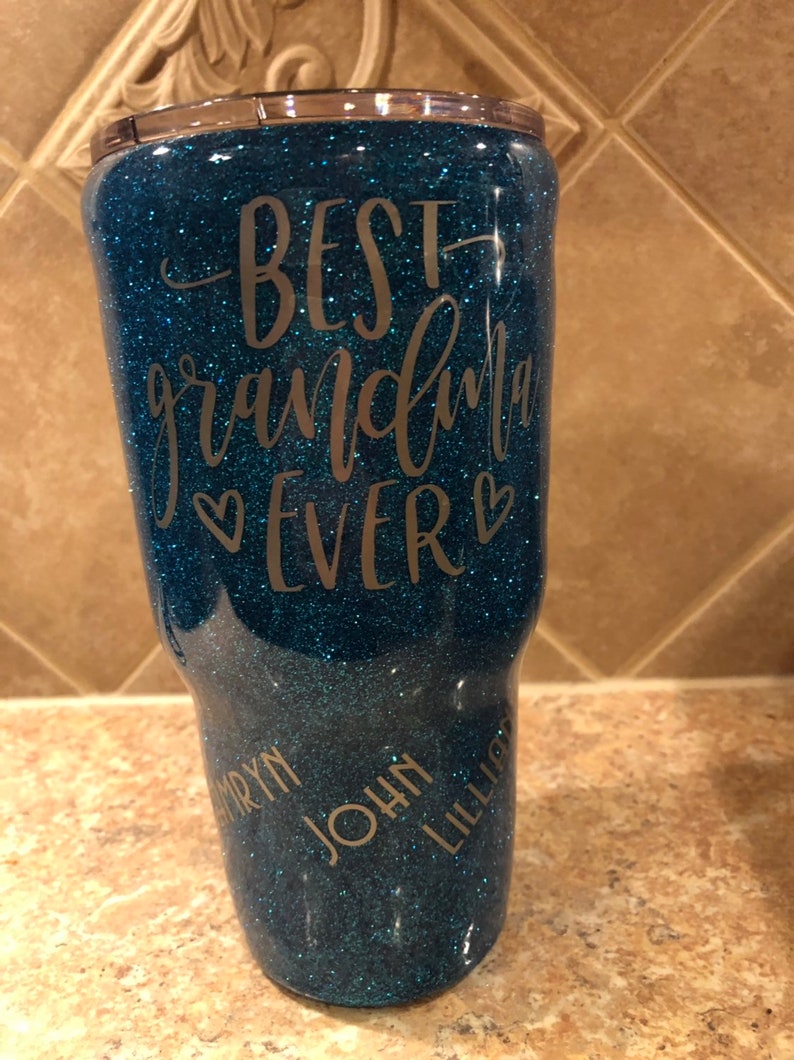 Best Grandma Ever Tumbler Grandma Tumbler Grandma Gifts Etsy