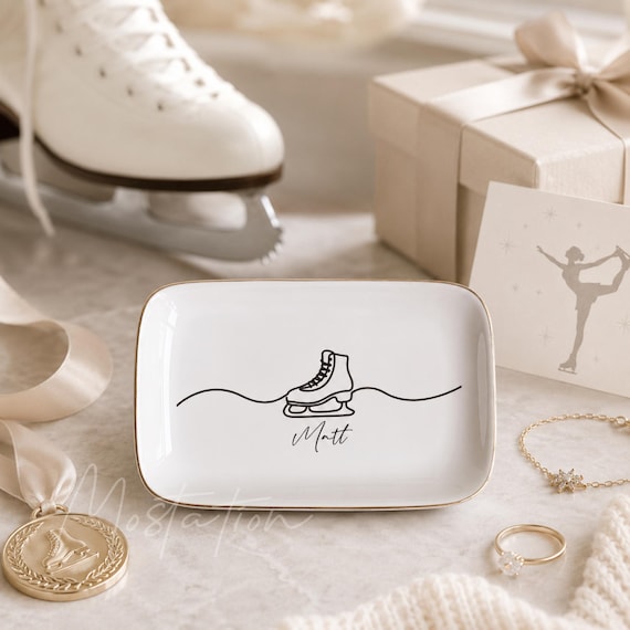 Personalized Figure Skating Jewelry Dish, Skating Coach Appreciation Gift, Birthday  Gift for Her, New Job Gift, Ice Skating Lover Keepsake