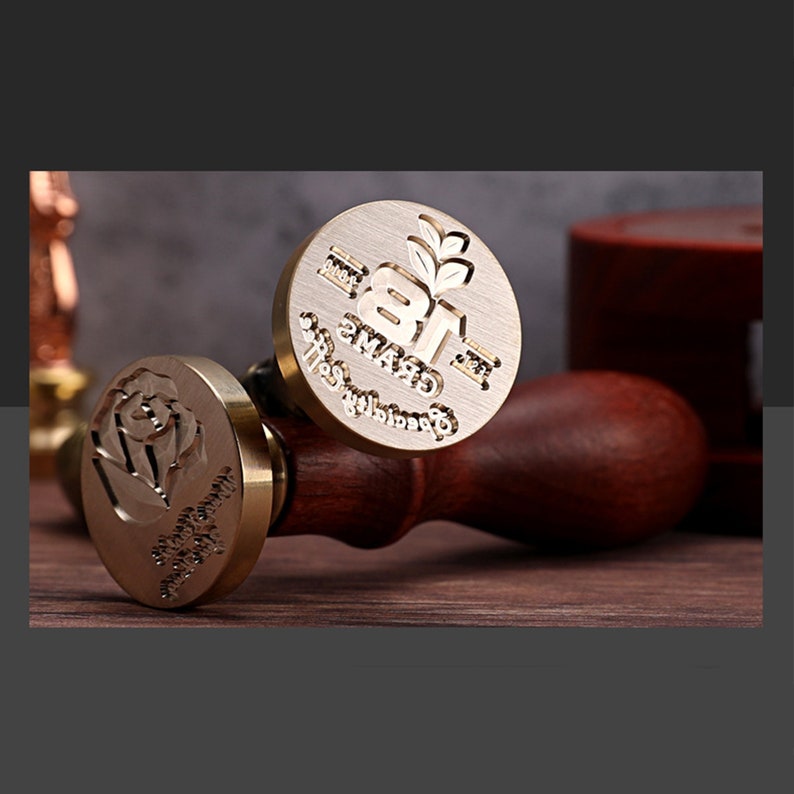 etsy custom wax seal stamp