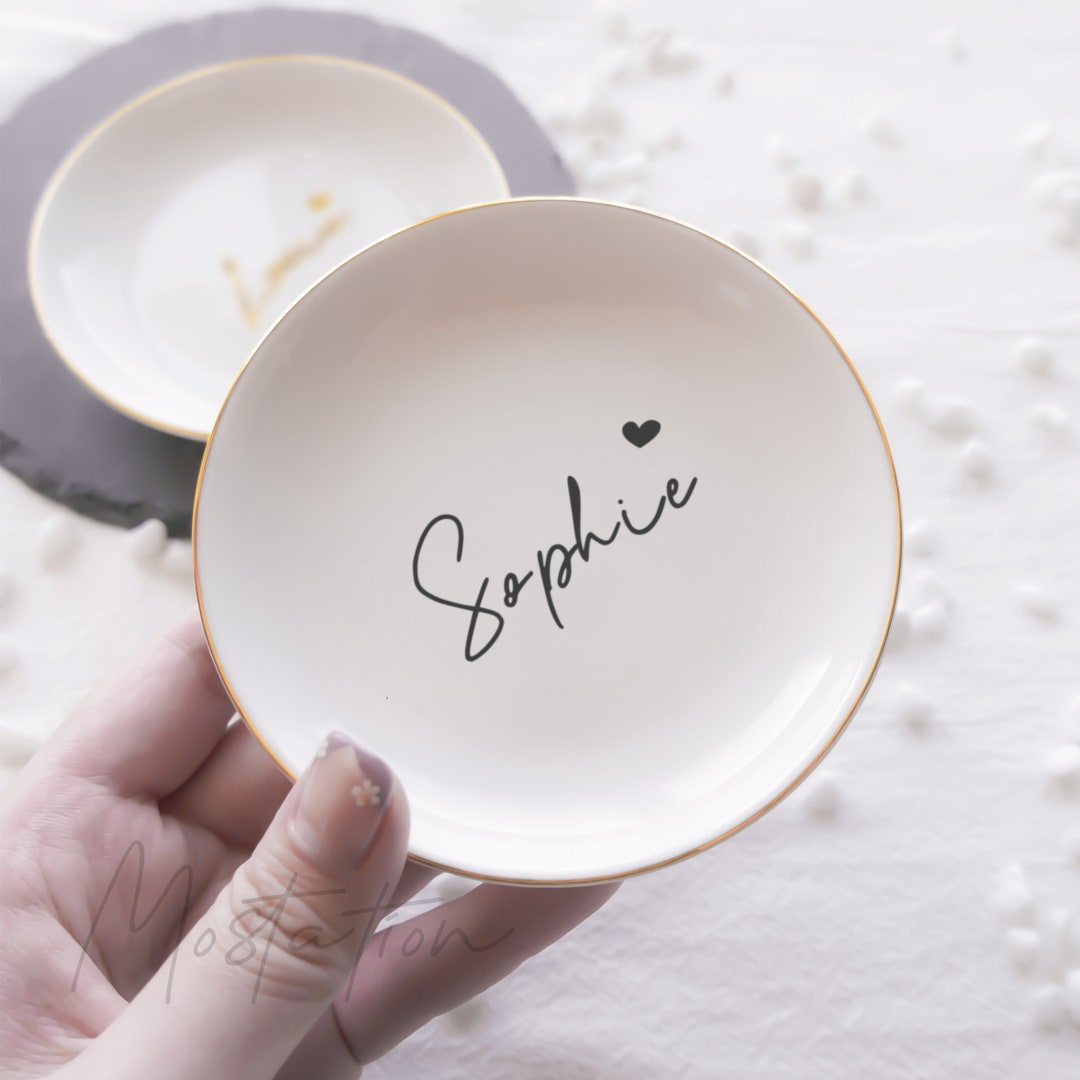 Personalized Jewelry Dish Personalized Engagement Ring Dish Wedding ...
