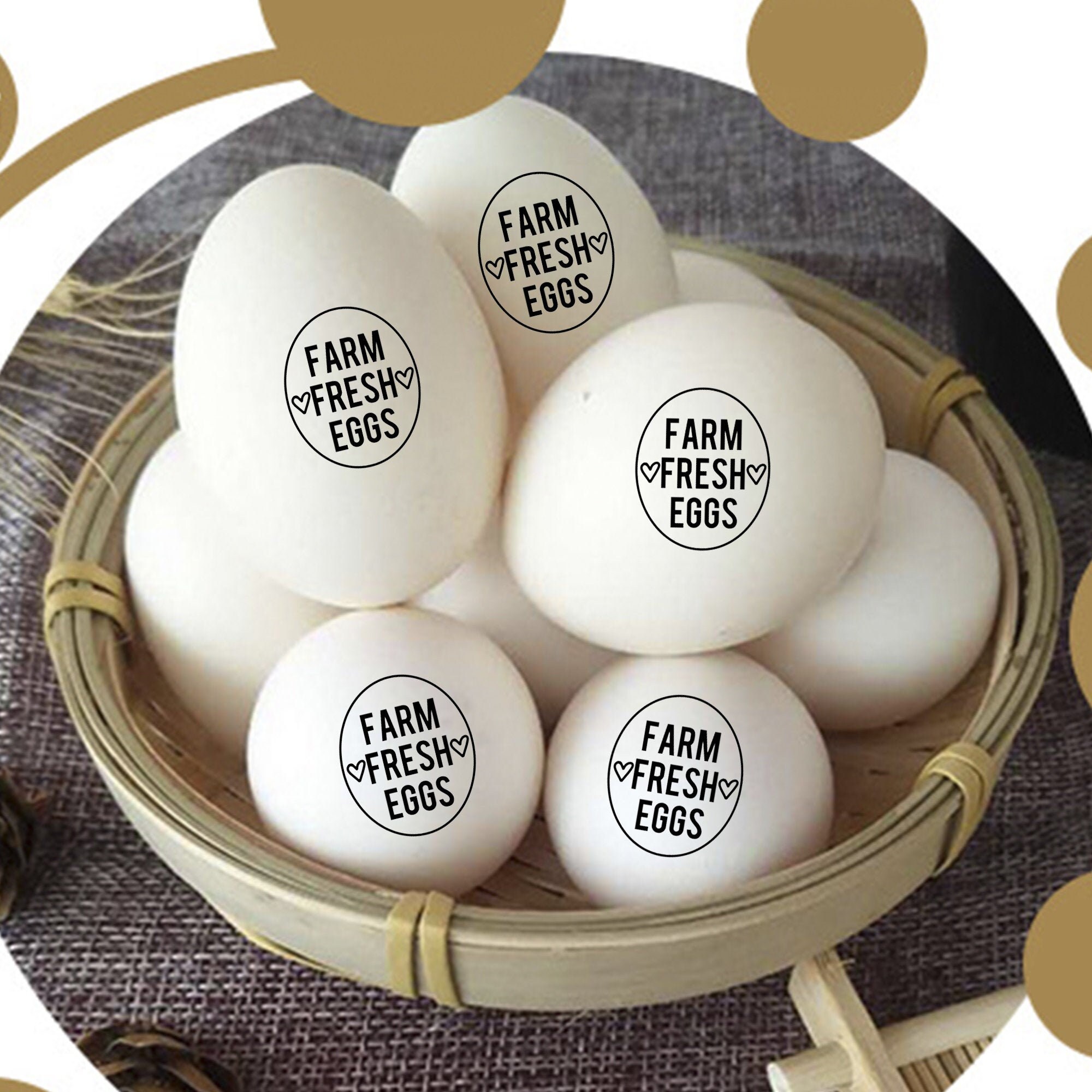 Egg Stamp Farm Fresh Eggs Stamp Chicken Coop Eggs Stamp Etsy