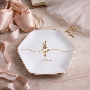 Personalisierte Ballett Schmuck Schale, Ballett Tänzerin Ruhestand Geschenk, Tanz Recital Geschenk, Ballett Lehrer Geschenk, Geburtstagsgeschenk