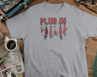 Plug In - Unisex t-shirt - Athletic Heather