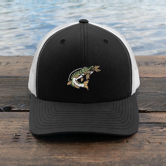 Muskie Fly Fishing Trucker Hat Fish 