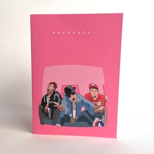Festa dos BEASTIE BOYS! Cartão de boas vindas