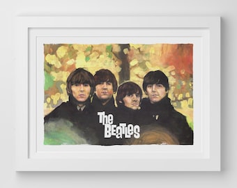 Beatles Art Print A3
