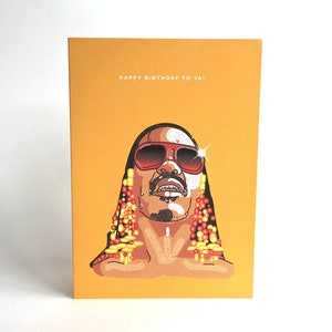 STEVIE WONDER &#39;Happy Birthday To Ya!&#39; Greetings Card
