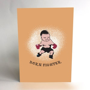 Carte de vœux BORN FIGHTER