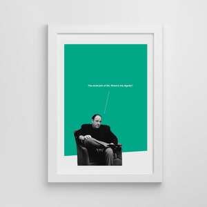 Tony Soprano minimalist poster