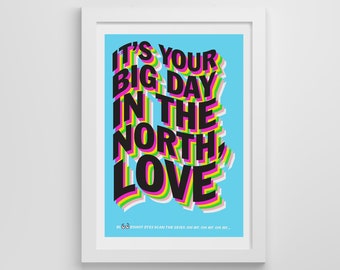 BLACK GRAPE Big Day In The North A3 Poster