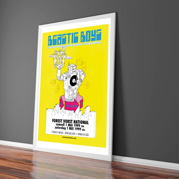 BEASTIE BOYS 1999 World Tour Poster A3 - Etsy UK