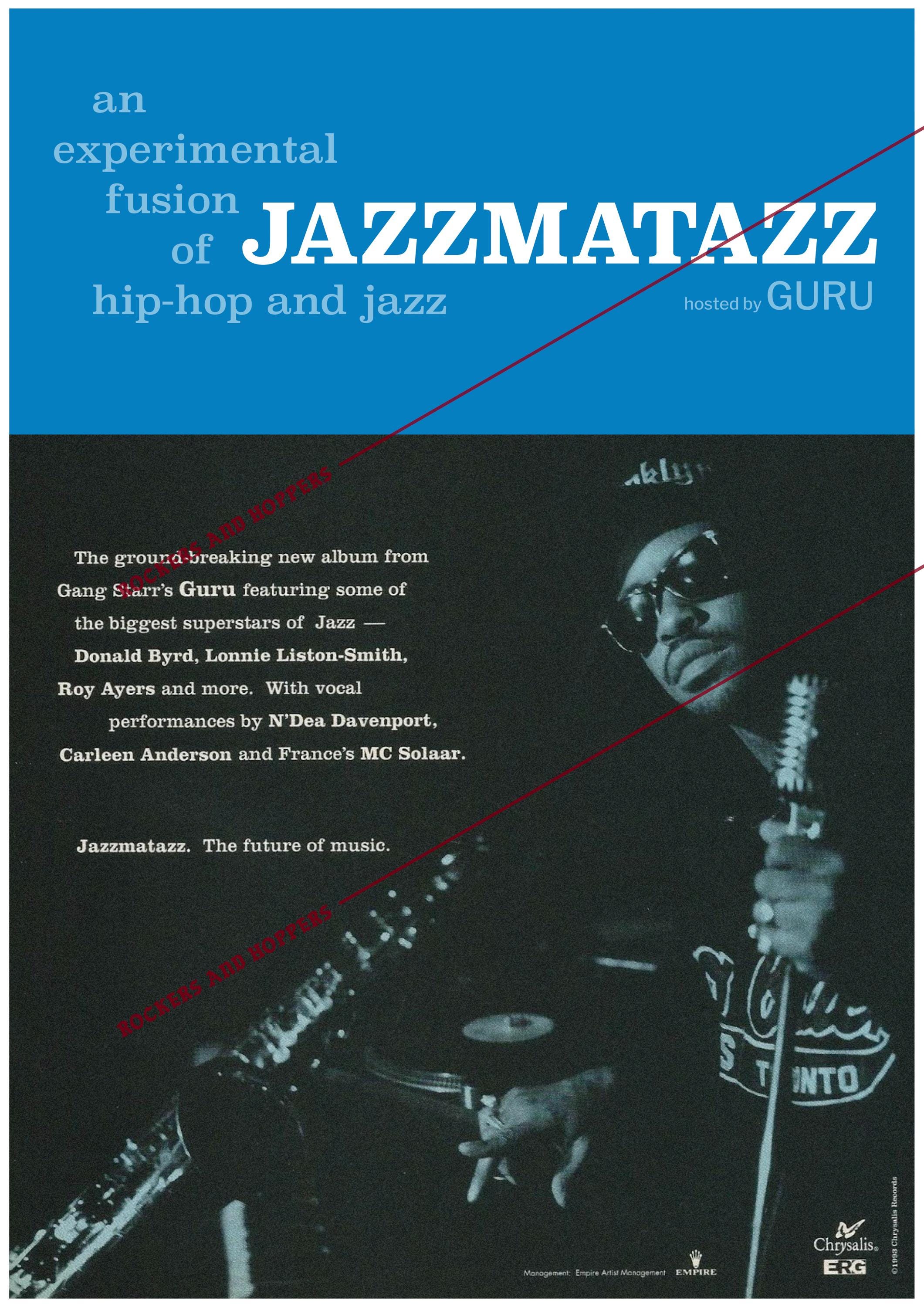 GURU 'jazzmatazz' A3 Poster - Etsy
