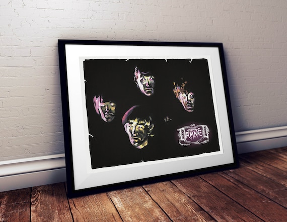 The Damned Black Album A3 Art Print - Etsy UK