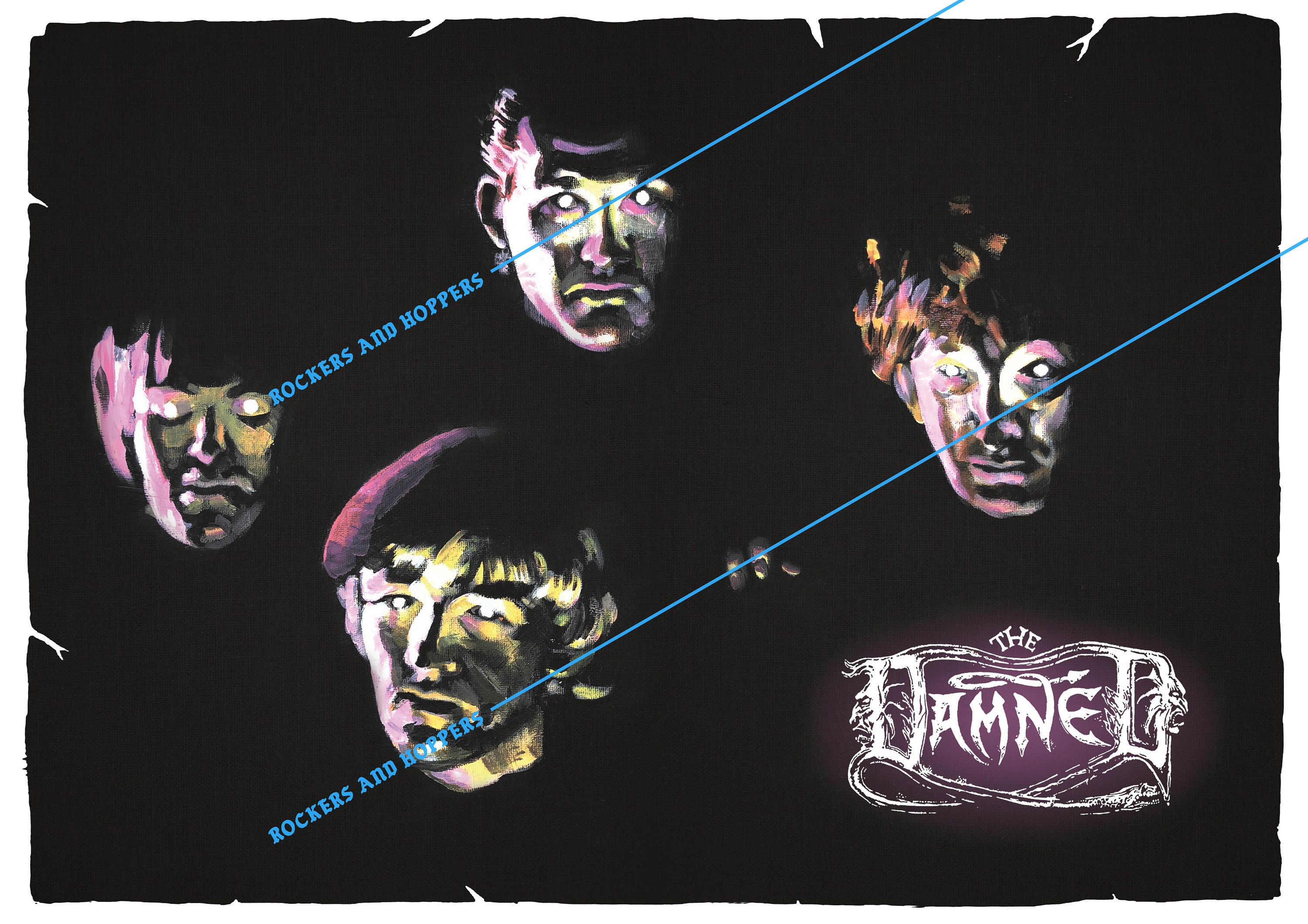 The Damned Black Album A3 Art Print - Etsy
