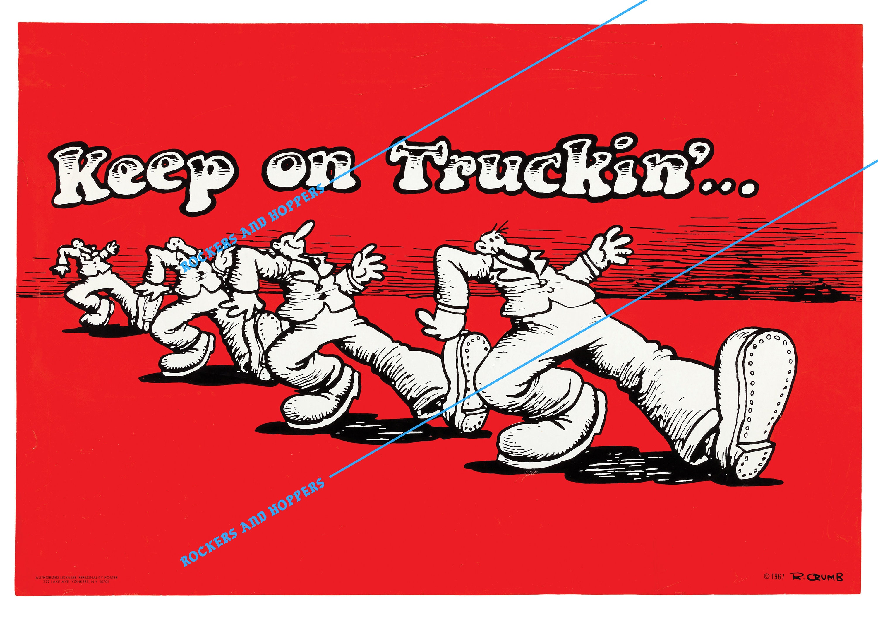 Keep on Truckin' A3 Poster - Etsy