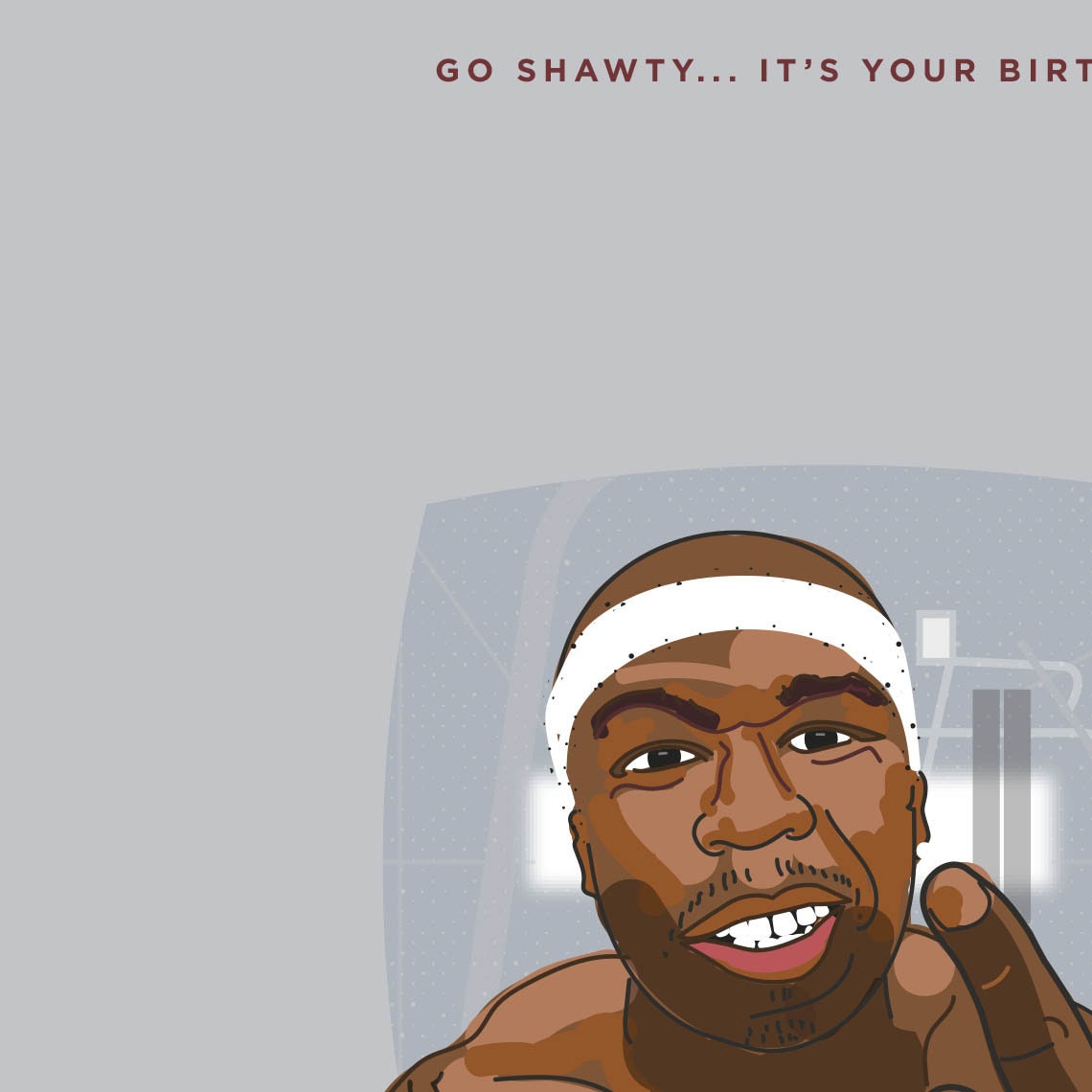 50 CENT Birthday Greetings Card - Etsy