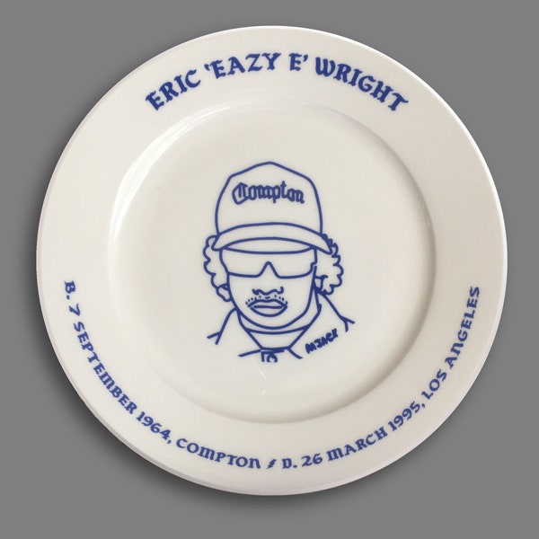 Eazy E Placa Conmemorativa NWA Dr Dre Rap Hip Hop Ltd Edición
