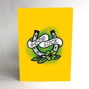 Carte de vœux BONNE CHANCE