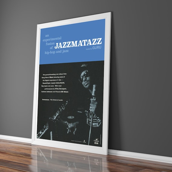 GURU 'jazzmatazz' A3 Poster - Etsy