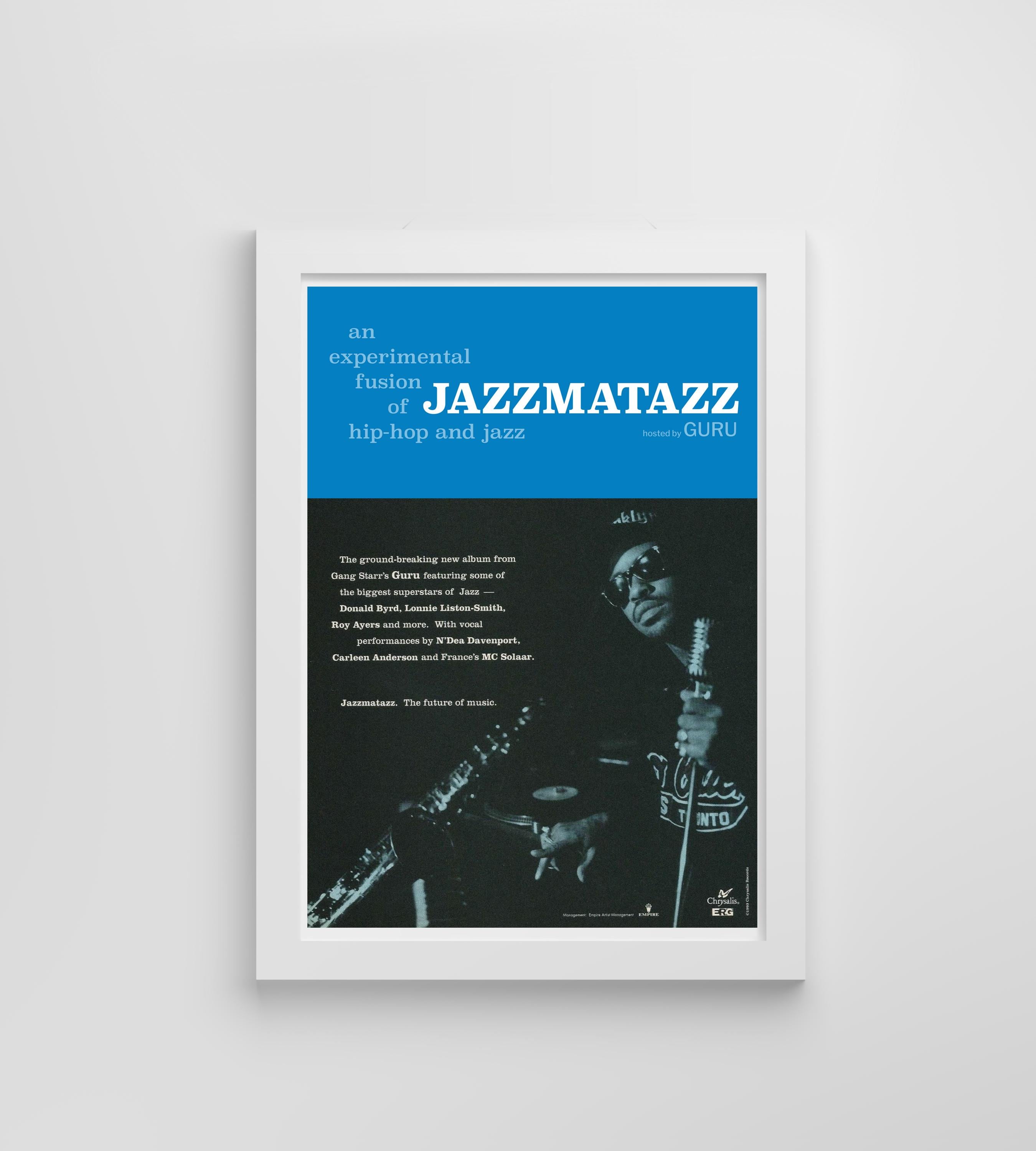 GURU 'jazzmatazz' A3 Poster - Etsy