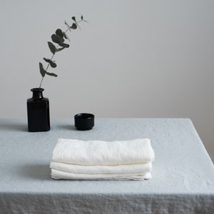 Washed linen napkin set,Bulk linen napkins,White linen napkins set,Softened linen napkins set,Linen napkins bulk,Table napkins,Minimalist
