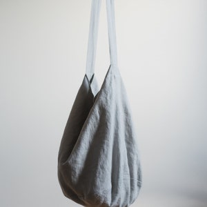 Linen bucket bag,More colors,Bucket bag,Beach bag,Linen beach bag,Minimal linen bag,Minimal tote bag,Tote bag for women,Casual tote bag image 2
