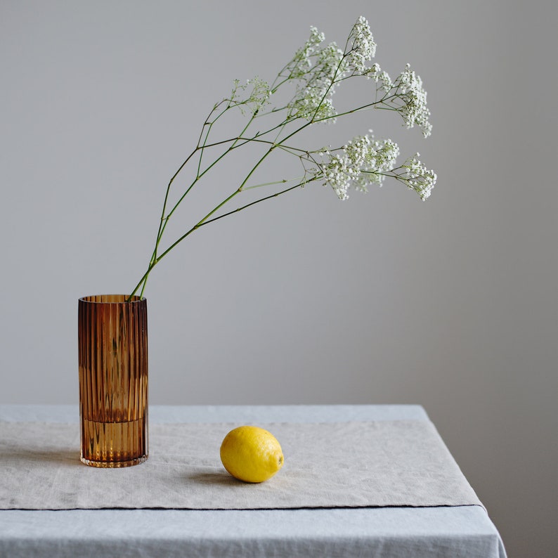 Linen table runner,Handmade table runner,Natural linen table runner,Zero waste tableware,Minimalist kitchen,Reusable tableware,Minimalist