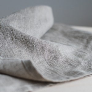 Natural linen tea towel,Flax linen towel,Washed linen towel,Gray kitchen towel,Dish cloths,Stone washed linen towel,Minimalist image 8