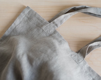 Natuurlijke linnen tas minimalistisch - veelzijdig, duurzaam, duurzaam, milieuvriendelijk, duurzaam