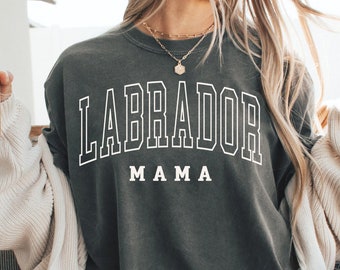 Comfort Colors® Labrador Mama Shirt, Mothers Day Gift For Labrador Mom TShirt, Gift For Lab Mom Shirt, Labrador Retriever Shirt, Lab Mom Tee