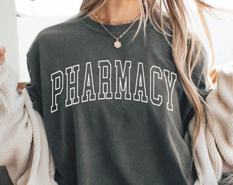 Comfort Colors® Pharmacy Shirt, Pharmacy Tech Shirt, Gift For Pharmacist, Pharmacy College Shirt, Pharmacy T-Shirt, Graduation Gift, Tshirt