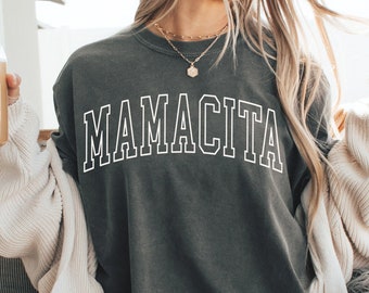 Comfort Colors® Mamacita Shirt, Mama Shirt, Cinco de Mayo Party Shirt, Serape, Mexican, Fiesta Shirt, Senoritas Shirt, Mamacity T-Shirt