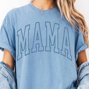 Comfort Colors® Mama Shirt, Gift For Mom Shirt, Mother&#39;s Day Shirt, Mama T-Shirt, Mama Tee, Trendy Mama Shirt, Pregnancy Gift For New Mom