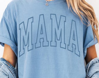 Comfort Colors® ママシャツ、ママへのギフトシャツ、母の日シャツ、ママTシャツ、ママTシャツ、トレンディなママシャツ、新米ママへの妊娠ギフト