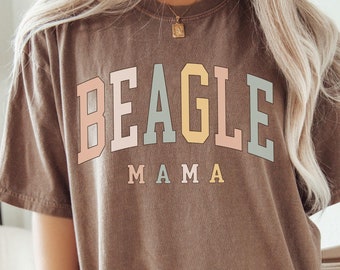 Comfort Colors® Retro Beagle Mama Shirt, Geschenk für Beagle Mama T-Shirt, trendiges Hund Mama Shirt, Beagle Mama Tshirt, Weihnachtsgeschenk für Hundemama