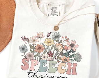 Comfort Colors® Speech Therapy Shirt, SLP Shirt, SLPA, Gift For Speech Therapist Shirt, Speech Language Pathologist, Speech Pathologist Tee