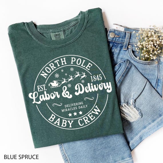 Labor and Delivery Nurse Christmas Shirt, L&D Nurse Tee, Christmas Labor and Delivery Crew Shirt